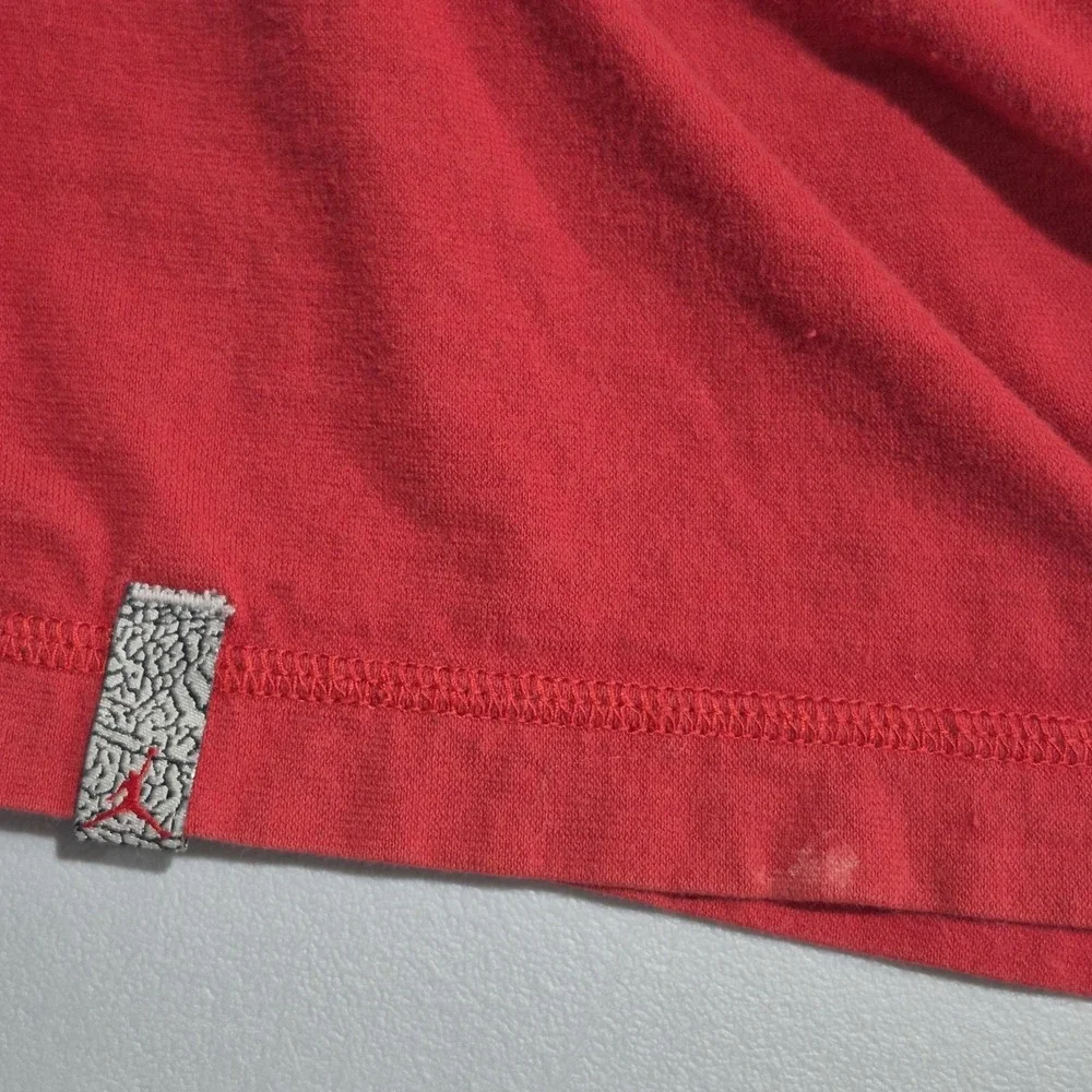 Nike Air Jordan Polo Mens 3XL Red Striped Jumpman Cotton Golf Casual Vintage Y2K